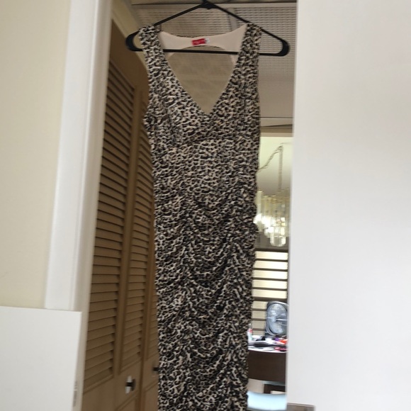 Sexy Animal Print and Paisley Dress